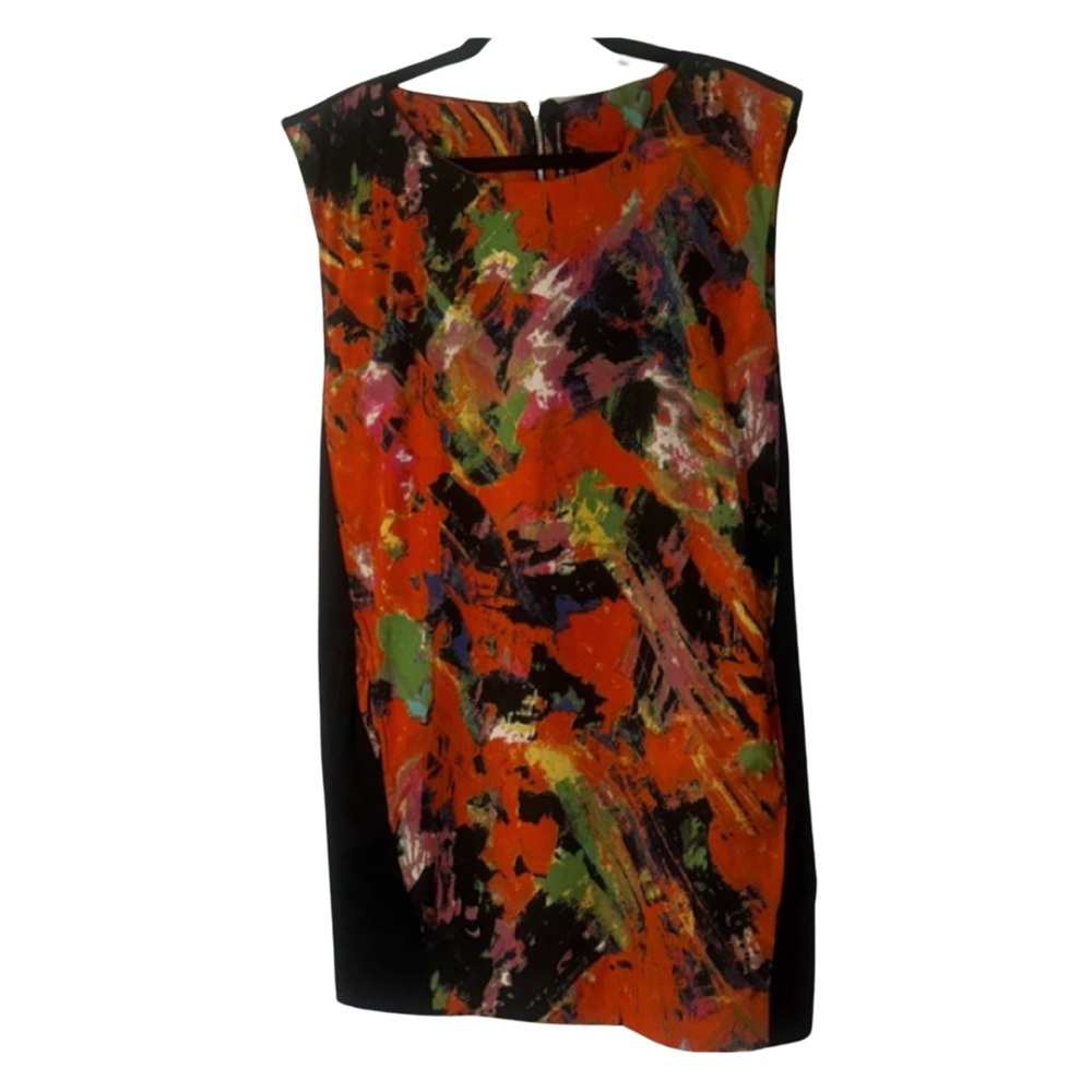 Vibrant Multicolor Abstract Women's dress
